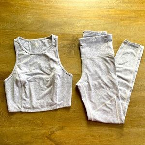 LAST CALL 🍺 FINAL PRICE • JoyLab | LIKE NEW • Grey & White Workout Outfit